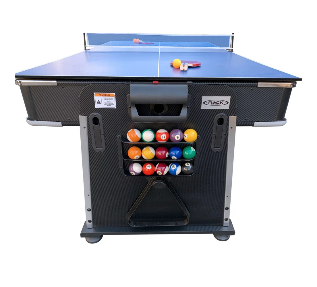 Table de Billard Domestic Multi-Jeux 3-en-1