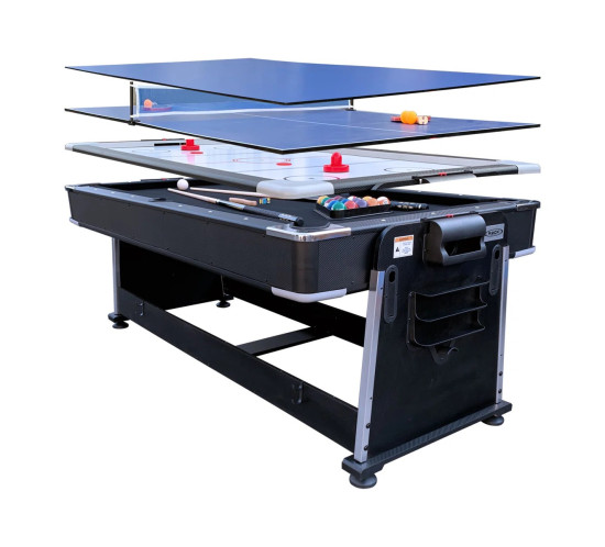 Table de Billard Domestic Multi-Jeux 3-en-1