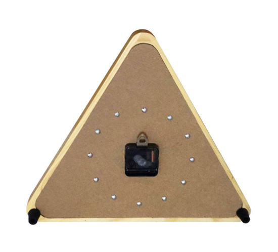 Horloge Murale Billard Triangulaire