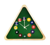 Horloge Murale Billard Triangulaire