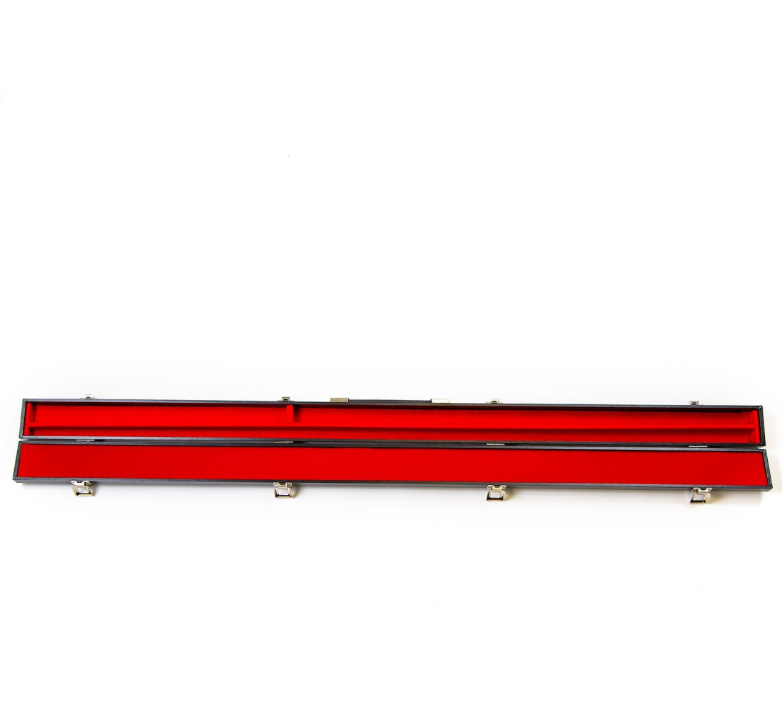 Valise Aluminium Rouge pour Queue de Billard 3/4