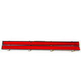 Valise Aluminium Rouge pour Queue de Billard 3/4
