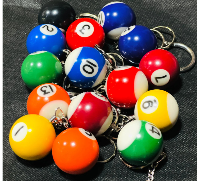 Porte-clés Billard | Accessoire boule de billard